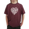 thumbnail image 1 of LA Pop Art Boy's Word Art T-shirt - LOVE, 1 of 2