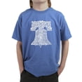 thumbnail image 1 of LA Pop Art Boy's Word Art T-shirt - Liberty Bell, 1 of 2