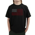 thumbnail image 1 of LA Pop Art Boy's Word Art T-shirt - Maga Flag, 1 of 2