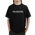 thumbnail image 1 of LA Pop Art Boy's Word Art T-shirt - PHILADELPHIA NEIGHBORHOODS, 1 of 2