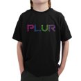 thumbnail image 1 of LA Pop Art Boy's Word Art T-shirt - PLUR, 1 of 2