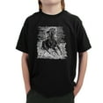thumbnail image 1 of LA Pop Art Boy's Word Art T-shirt - POPULAR HORSE BREEDS, 1 of 2