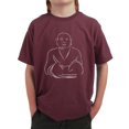thumbnail image 1 of LA Pop Art Boy's Word Art T-shirt - POSITIVE WISHES, 1 of 2