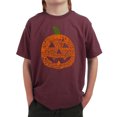 thumbnail image 1 of LA Pop Art Boy's Word Art T-shirt - Pumpkin, 1 of 1