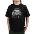 thumbnail image 1 of LA Pop Art Boy's Word Art T-shirt - Sloth, 1 of 2