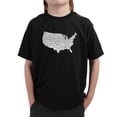thumbnail image 1 of LA Pop Art Boy's Word Art T-shirt - THE STAR SPANGLED BANNER, 1 of 2