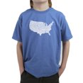 thumbnail image 1 of LA Pop Art Boy's Word Art T-shirt - THE STAR SPANGLED BANNER, 1 of 2