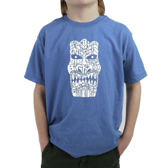 LA Pop Art Boy's Word Art T-shirt - TIKI - BIG KAHUNA