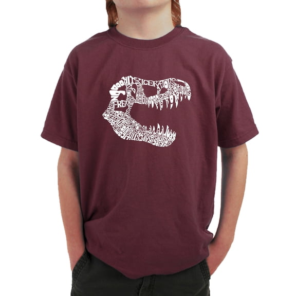 LA Pop Art Boy's Word Art T-shirt - TREX