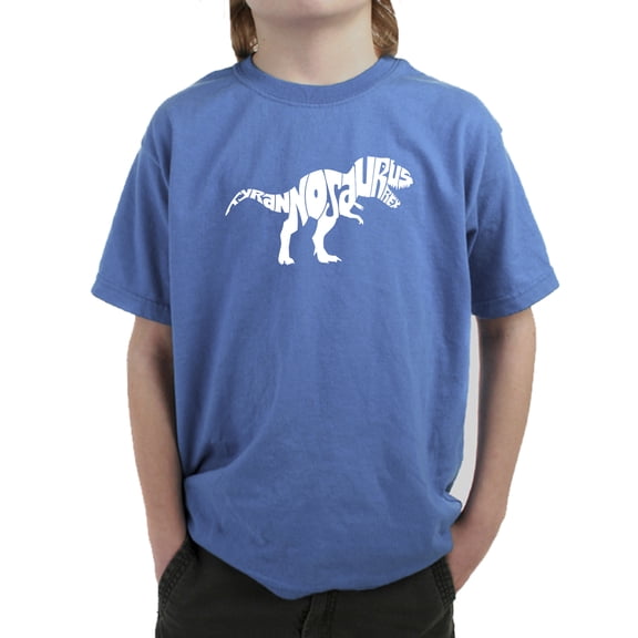 LA Pop Art Boy's Word Art T-shirt - TYRANNOSAURUS REX