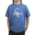 thumbnail image 1 of LA Pop Art Boy's Word Art T-shirt - Types of Scorpions, 1 of 2