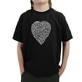thumbnail image 1 of LA Pop Art Boy's Word Art T-shirt - WILLIAM SHAKESPEARE'S SONNET 18, 1 of 2