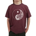 thumbnail image 1 of LA Pop Art Boy's Word Art T-shirt - YIN YANG, 1 of 2