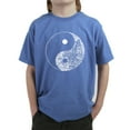 thumbnail image 1 of LA Pop Art Boy's Word Art T-shirt - YIN YANG, 1 of 2