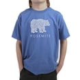 thumbnail image 1 of LA Pop Art Boy's Word Art T-shirt - Yosemite Bear, 1 of 2