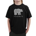 thumbnail image 1 of LA Pop Art Boy's Word Art T-shirt - Yosemite Bear, 1 of 2