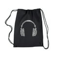 thumbnail image 1 of LA Pop Art Drawstring Backpack - 63 DIFFERENT GENRES OF MUSIC, 1 of 2