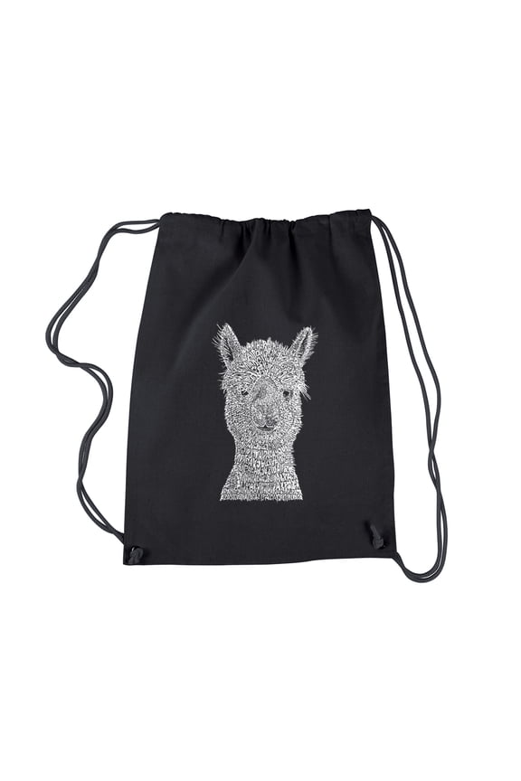 Drawstring Backpack - Alpaca
