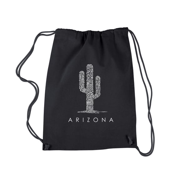 LA Pop Art Drawstring Backpack - Arizona Cities