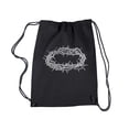 thumbnail image 1 of LA Pop Art Drawstring Backpack - CROWN OF THORNS, 1 of 2