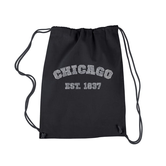 LA Pop Art Drawstring Backpack - Chicago 1837