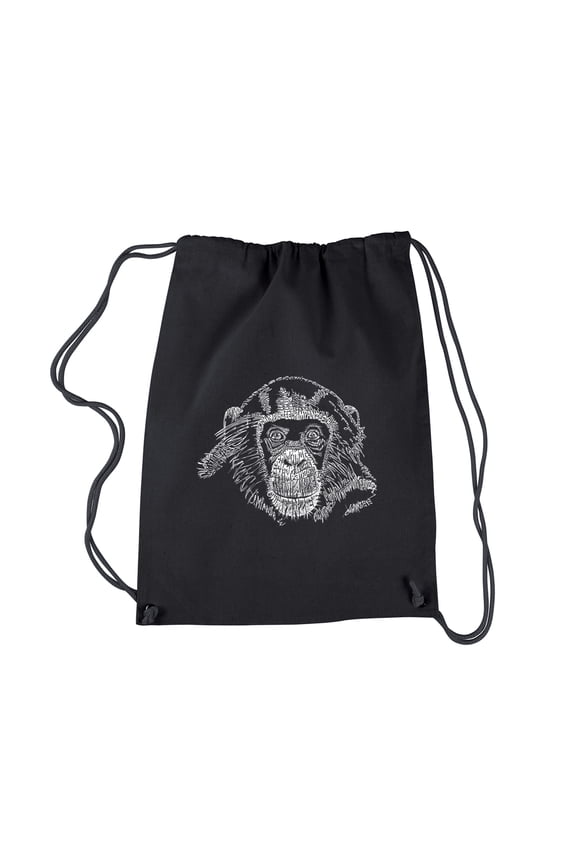 Drawstring Backpack - Chimpanzee