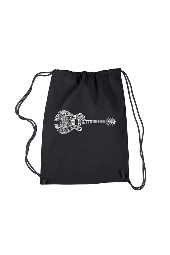 Drawstring Backpack - Country Guitar