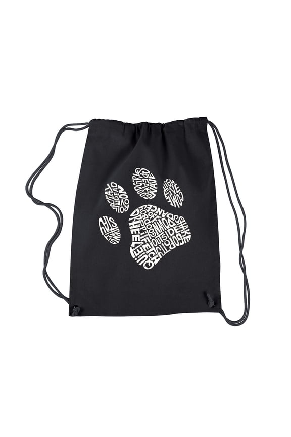 Drawstring Backpack - Dog Paw