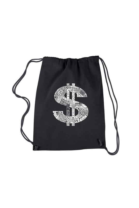 Drawstring Backpack - Dollar Sign