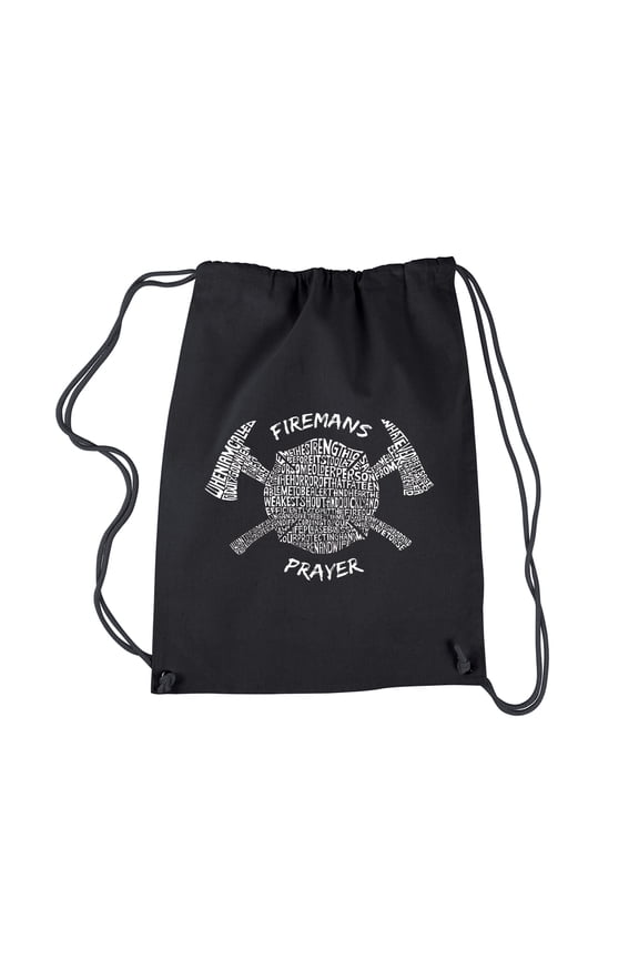 Drawstring Backpack - FIREMAN'S PRAYER