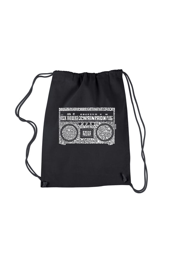Drawstring Backpack - Greatest Rap Hits of The 1980's