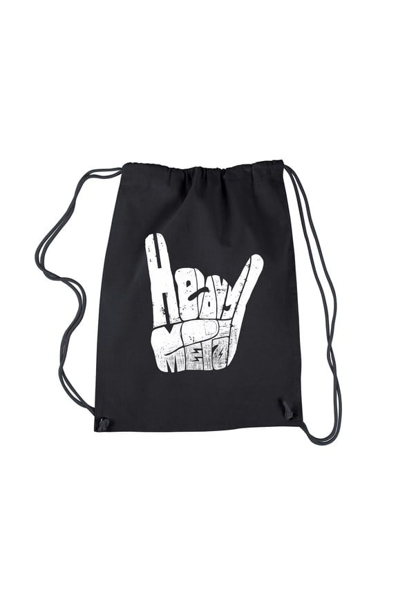 Drawstring Backpack - Heavy Metal