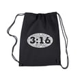 thumbnail image 1 of LA Pop Art Drawstring Backpack - John 3:16, 1 of 2