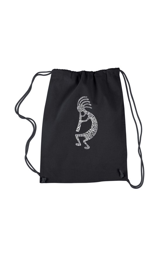Drawstring Backpack - Kokopelli