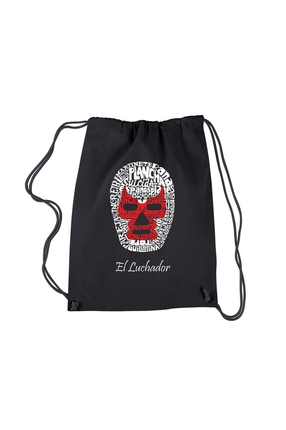 Drawstring Backpack - MEXICAN WRESTLING MASK
