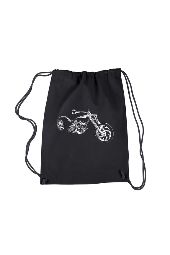 Drawstring Backpack - MOTORCYCLE