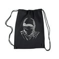 thumbnail image 1 of LA Pop Art Drawstring Backpack - NINJA, 1 of 2