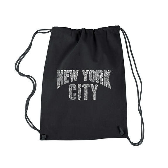 LA Pop Art Drawstring Backpack - NYC NEIGHBORHOODS