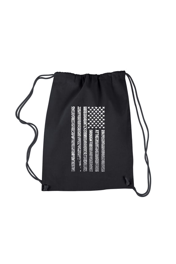 Drawstring Backpack - National Anthem Flag