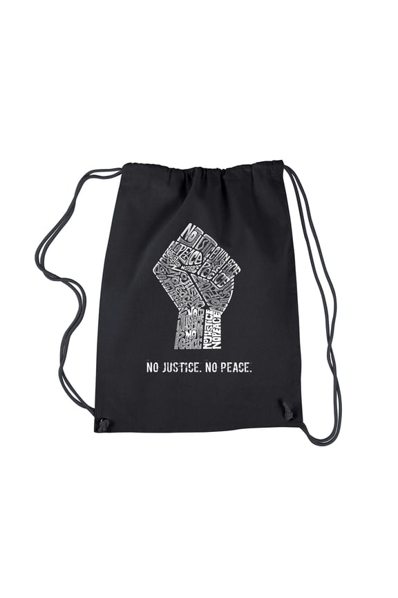 Drawstring Backpack - No Justice, No Peace