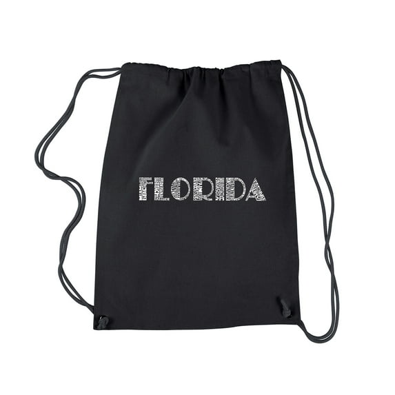 LA Pop Art Drawstring Backpack - POPULAR CITIES IN FLORIDA