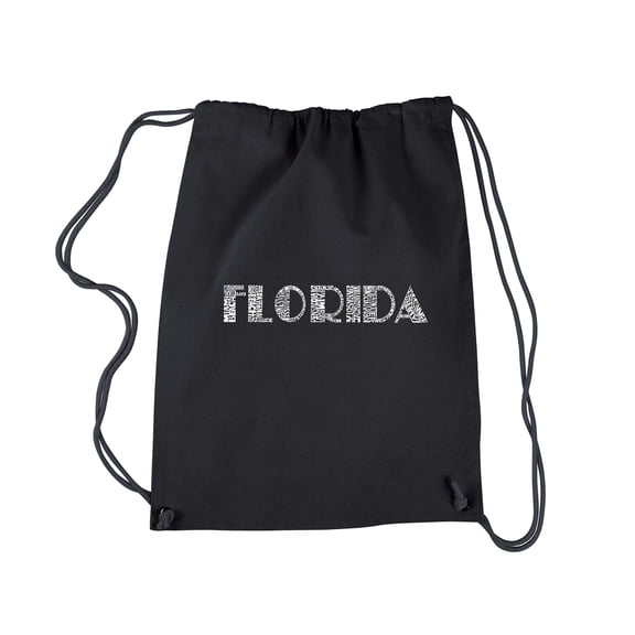 LA Pop Art Drawstring Backpack - POPULAR CITIES IN FLORIDA