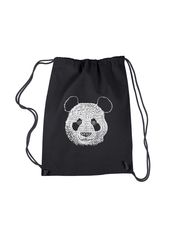 Drawstring Backpack - Panda
