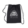 thumbnail image 1 of LA Pop Art Drawstring Backpack - Sloth, 1 of 2
