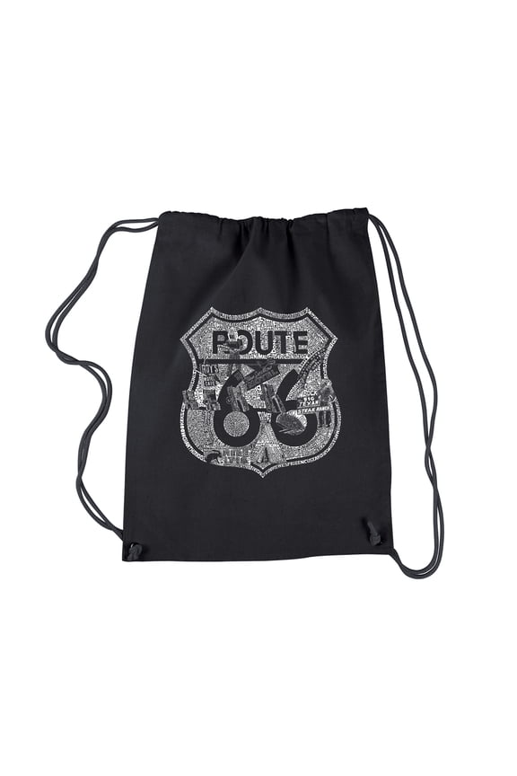 Drawstring Backpack - Stops Along Route 66