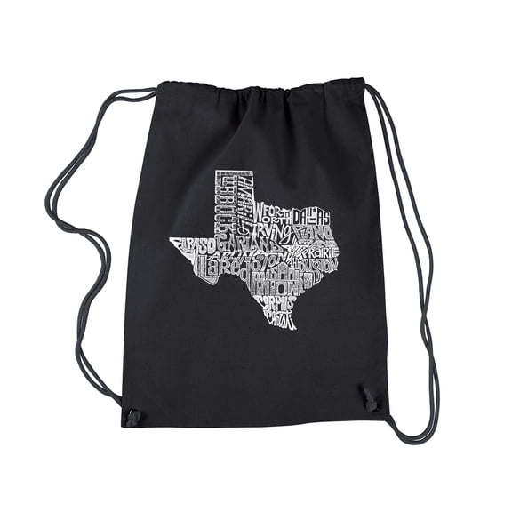 LA Pop Art Drawstring Backpack - The Great State of Texas