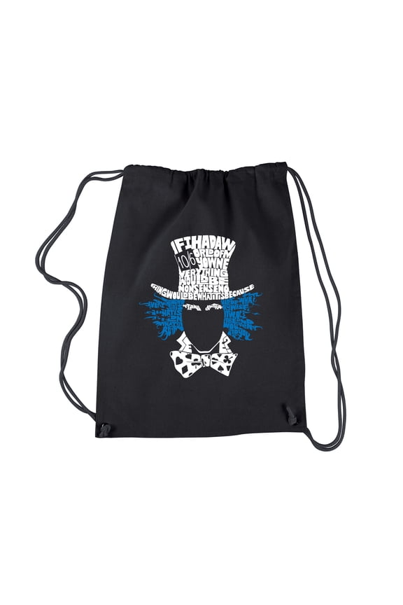 Drawstring Backpack - The Mad Hatter