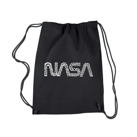 LA Pop Art Drawstring Backpack - Worm Nasa