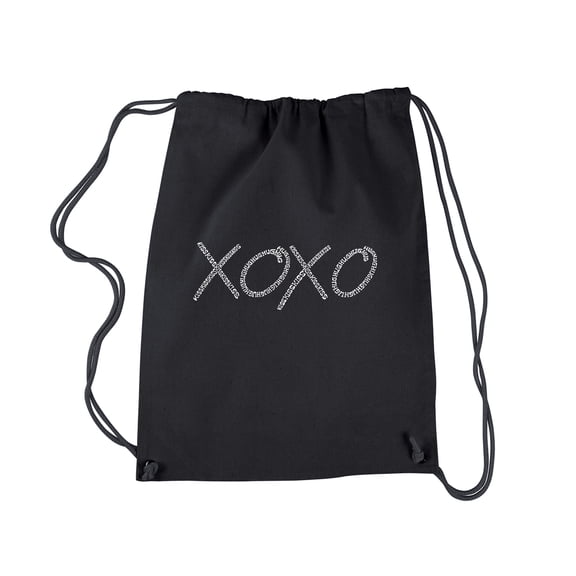 LA Pop Art Drawstring Backpack - XOXO