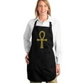 thumbnail image 1 of LA Pop Art Full Length Word Art Apron - ANKH, 1 of 2